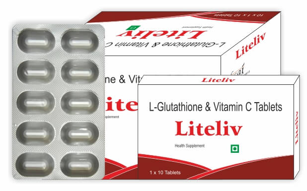 D M Pharma|L–Glutathione & Vitamin C Tablet Antioxidant Medicines Manufacturing Company in India